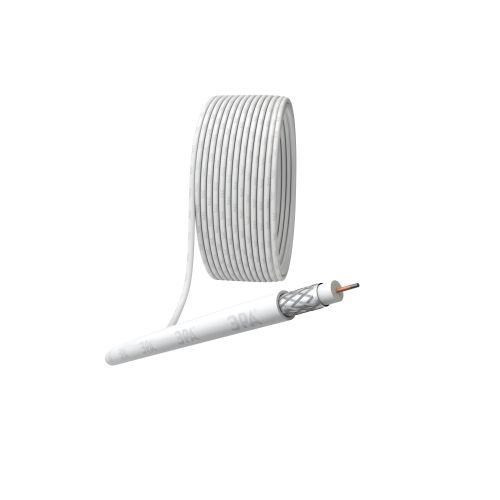 Кабель коаксиальный RG-6U CCS/оплетка Al 48проц. PVC Simple 75Ом бел. (м) Эра Б0044596 1417623 - фото 16741138