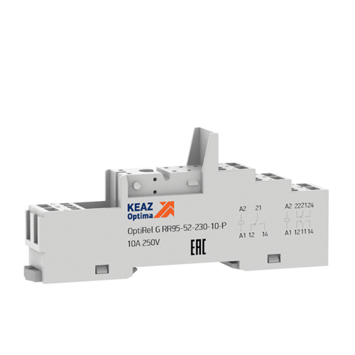 Розетка для реле OptiRel G RR95-52-230-10-P КЭАЗ 281175 1337268 - фото 16741337