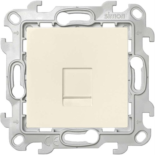 Розетка компьютерная СП Simon 24 RJ45 кат.5E UTP IP20 механизм сл. кость Simon 2410598-031 1278989 - фото 16741575