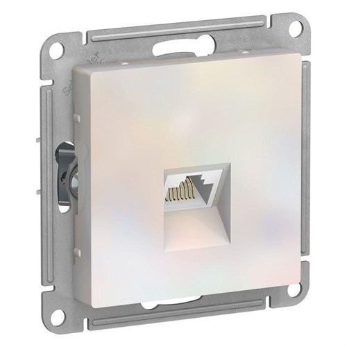 Розетка компьютерная AtlasDesign RJ45 кат.5E механизм жемчуж. SE ATN000483 1240297 - фото 16741687