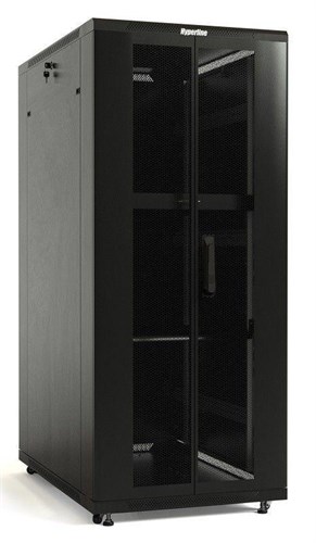 Шкаф напольный TTB-4268-DD-RAL9004 2055х600х800 Hyperline 392683 492867 - фото 16741803