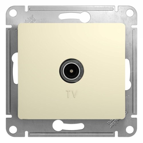 Розетка телевизионная TV Glossa коннектор механизм беж. SE GSL000293 466240 - фото 16741928