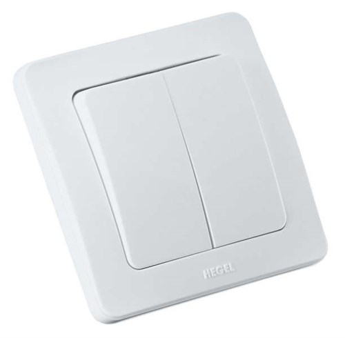Выключатель 2-кл. СП Мастер 10А IP20 250В бел. HEGEL ВС10-351 425636 - фото 16742086