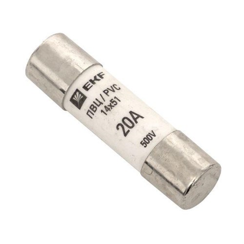 Вставка плавкая цилиндрическая ПВЦ 14х51 20А EKF pvc-14x51-20 407989 - фото 16742142