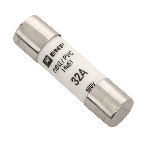 Вставка плавкая цилиндрическая ПВЦ 14х51 32А EKF pvc-14x51-32 407992 - фото 16742143