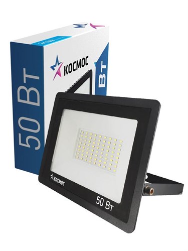 Прожектор светодиодный 50Вт 6500К IP65 4000лм КОСМОС K_PR5_LED_50 300141 - фото 16742205