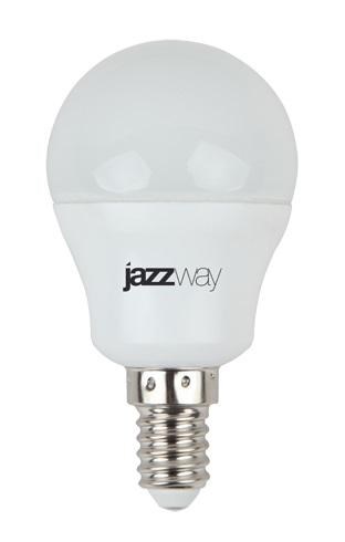 Лампа светодиодная PLED-SP 7Вт G45 шар 5000К холод. бел. E14 540лм 230В JazzWay 1027870-2 289705 - фото 16742458