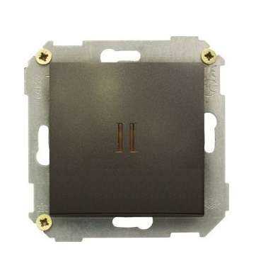 Выключатель 1-кл. СП Simon 34 10А IP20 с подсветкой механизм графит Simon 34104-038 283083 - фото 16742502
