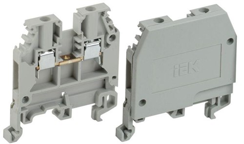 Зажим наборный ЗНИ-2.5кв.мм (JXB24А) сер. IEK YZN10-002-K03 148397 - фото 16742725