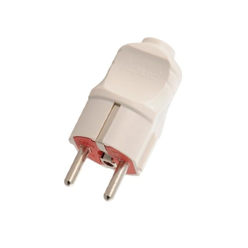 Вилка Accessories с заземл. UPS бел. LEZARD 715-0501-605 200673 - фото 16742931