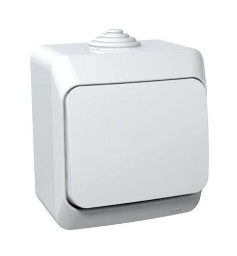 Выключатель 1-кл. ОП Этюд 10А IP44 10AX бел. SE BA10-041B 97300 - фото 16743112