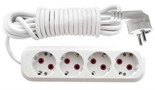 Удлинитель 4х5м с заземл. 10А IP20 У10-555 ПВС 3х0.75 UNIVersal 555-05 47853 - фото 16743164