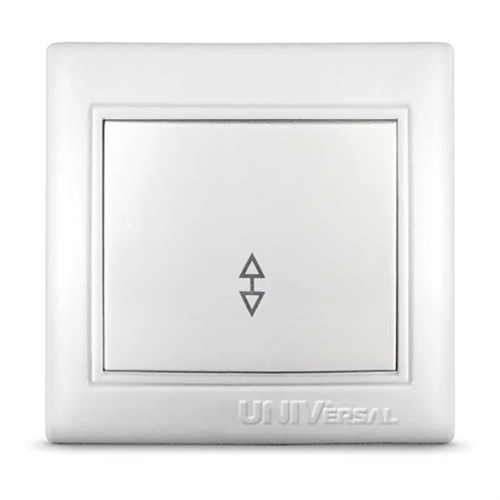 Переключатель проходной 1-кл. СП Севиль 10А IP20 бел. UNIVersal С0025 75167 - фото 16743296