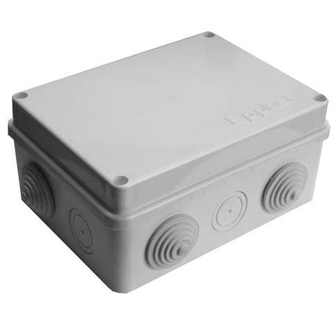 Коробка распределительная ОП 150х110х70мм IP54 10 выходов 6 гермовводов крышка на винтах сер. Epplast 210302 516723 - фото 16743341