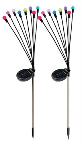 Светильник светодиодный садовый SLR-S04-MS2 "Светлячки" RGB мультицвет на солнечн. батарее (уп.2шт) ФАZА 5053946 1849105 - фото 16743482