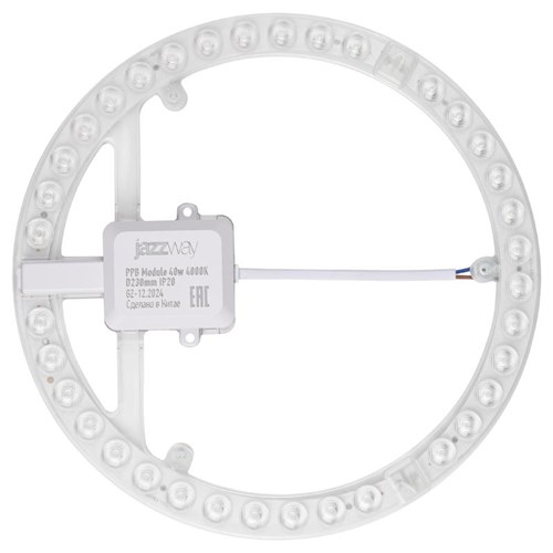 Модуль светодиодный PPB-Module 40Вт 4000К D230мм IP20 JazzWay 5062375 1933402 - фото 16743807