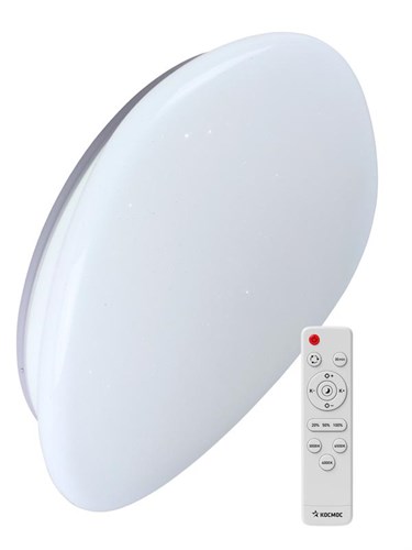 Светильник светодиодный PREMIUM STONE 75Вт 230В 3000-6500К 6000лм IP40 528х104мм настенно-потолоч. управляемый с пультом ДУ КОСМОС KSSton75W 1851209 - фото 16743944