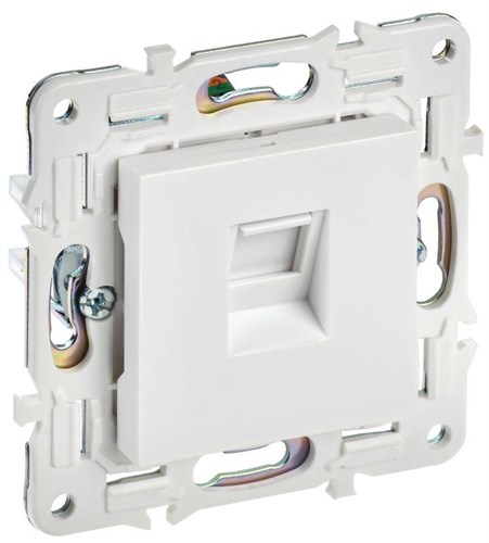 Розетка компьютерная RJ45 кат.5E SKANDY SK-K01W арктич. бел. IEK SK-K10-1-K01 1835965 - фото 16744089