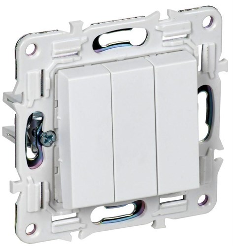 Выключатель 3-кл. SKANDY 10А SK-V11W арктич. бел. IEK SK-V30-0-10-K01 1835576 - фото 16744099