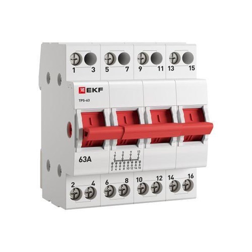 Переключатель трехпозиционный ТПС-63 4P 63А PROxima EKF TPS463 1752440 - фото 16744388