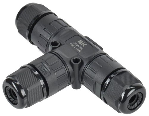 Коннектор кабельный герметичный WTP-106 3 PIN IP68 IEK UWC10-T-016-3-68 1753999 - фото 16744402