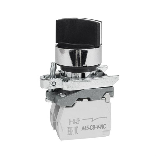 Переключатель OptiSignal D22 C4-S-33 3 положения с фикс металл 2НО XB4BD33 КЭАЗ 332172 1739203 - фото 16744460