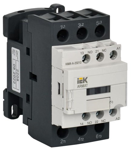 Контактор КМИ-А-23212 LC1D 32А кат. 24В AC 1НО+1НЗ AC-3 IEK AR-ACC-21-032-024-11 1672782 - фото 16744512