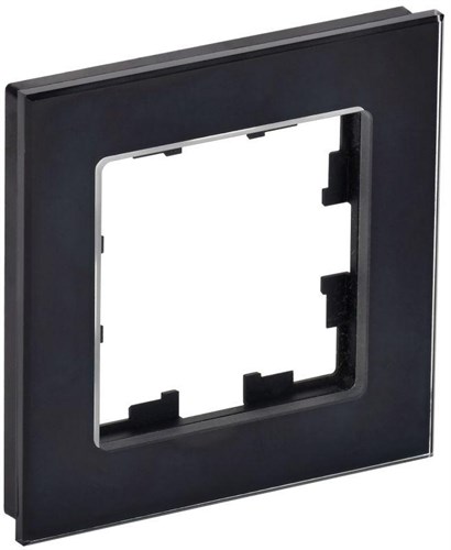 Рамка 1-м BRITE РУ-1-2-БрЧ стекло черн. IEK BR-M12-G-K02 1679810 - фото 16744577