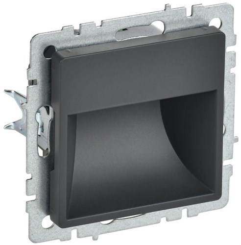 Подсветка светодиодная BRITE встраив. ПЛ20-БрГ механизм графит IEK BR-FL20-K53 1679777 - фото 16744589