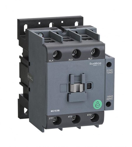 Контактор MC1E 3п 80А кат. 220В/230В AC 1НО+1НЗ SE MC1E80M7 1681453 - фото 16744600