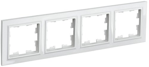 Рамка 4-м BRITE РУ-4-БрБ бел. IEK BR-M42-K01 1617343 - фото 16744758