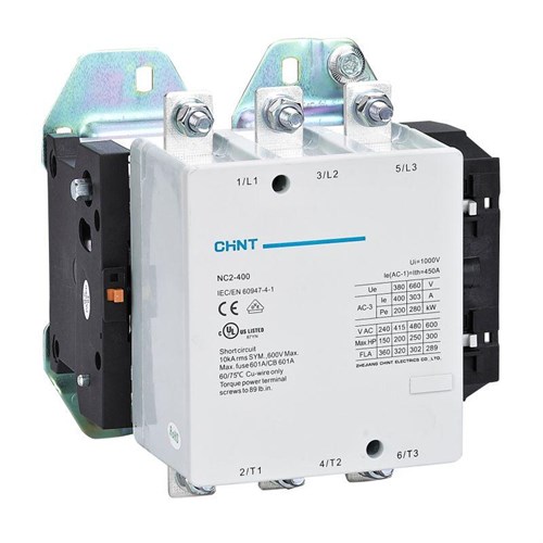 Контактор NC2-400 400А кат. 400В AC AC-3 (R) CHINT 236166 1611374 - фото 16744834