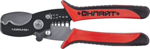 Ножницы 82 968 OHT-Nk02-2v1 резка и снятие изоляции ОНЛАЙТ 82968 1438887 - фото 16745194
