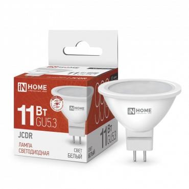 Лампа светодиодная LED-JCDR-VC 11Вт рефлектор 4000К нейтр. бел. GU5.3 990лм 230В IN HOME 4690612020358 530170 - фото 16745614