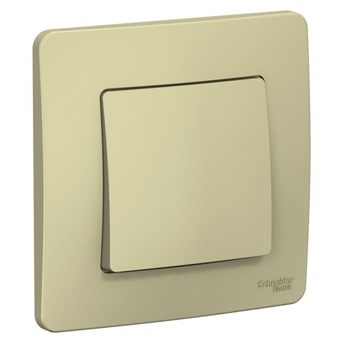 Переключатель проходной 1-кл. СП Blanca 10А IP20 (сх. 6) 250В беж. SE BLNVS010607 520103 - фото 16745653