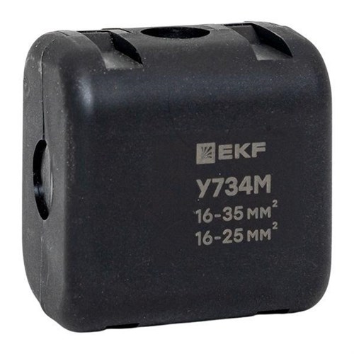 Сжим ответвительный У-734М (16-35/16-25кв.мм) (орех) StreamLine EKF y734m 1251736 - фото 16745695