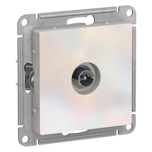 Розетка телевизионная TV AtlasDesign коннектор механизм жемчуж. SE ATN000493 1240303 - фото 16745779