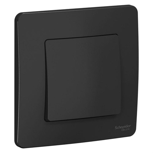 Выключатель 1-кл. СП Blanca 10А IP20 (сх. 1) 250В антрацит SE BLNVS010106 1210369 - фото 16745924