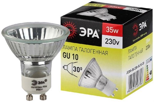 Лампа галогенная GU10-JCDR (MR16) -35W-230V ЭРА C0027385 416085 - фото 16746148
