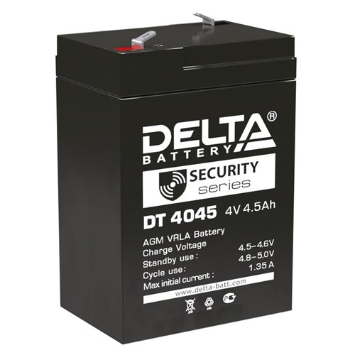 Аккумулятор ОПС 4В 4.5А.ч для прожекторов Delta DT 4045 304061 - фото 16746230
