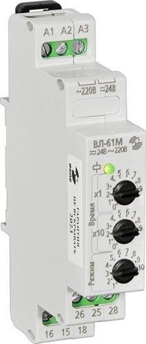 Реле времени ВЛ-61М 24В AC-DC/220В AC 10 режимов 0.1с.9.9ч Реле и Автоматика A8223-76911366 288419 - фото 16746497