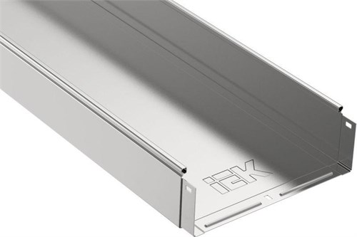 Лоток листовой неперфорированный 300х100 L3000 сталь 1мм IEK CLN10-100-300-3 204238 - фото 16746986