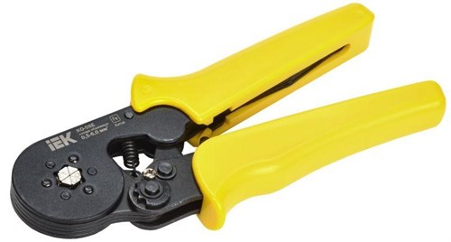 Клещи для обжима КО-08Е 0.5-6.0кв.мм шестигранные IEK TKL10-D6 127937 - фото 16747040