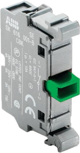 Блок контактов MCB-10 фронт. монтаж 1НО ABB 1SFA611610R1001 56363 - фото 16747297
