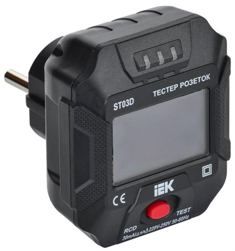 Тестер розеток ST03D ARMA2L 5 IEK A2L5-ST14-03 1733060 - фото 16747525