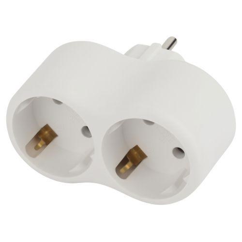 Разветвитель 2-м с заземл. 16А IP20 SPx-2e-W бел. Эра Б0053478 1598947 - фото 16747578