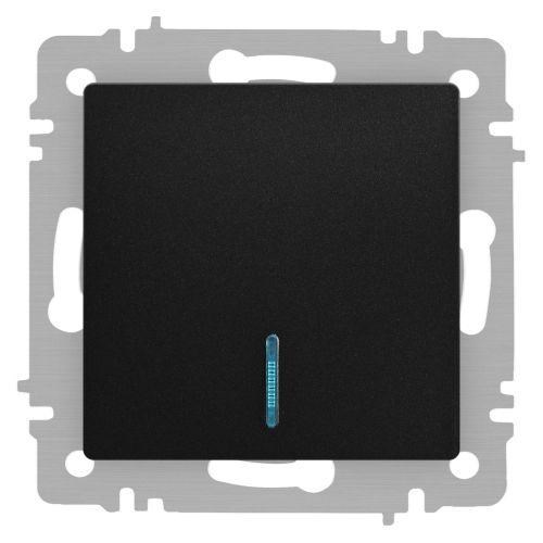 Выключатель Accent 6-102-05 с подсветкой 10А-250В IP20 СУ AL/CU антрацит Intro Б0063475 1931313 - фото 16747896