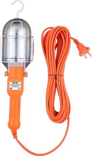 Светильник переносной с выключателем 60Вт 220В ПВС 2х0.75 10м IP20 TOKOV ELECTRIC TKE-SP-20-10M 1834972 - фото 16748161