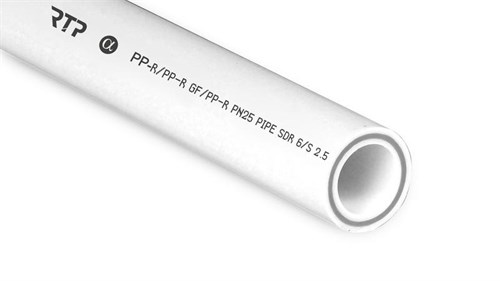 Труба PPR 32х5.4 PN25 стекловолокно бел. (дл.2м) RTP 10353 1778430 - фото 16748251