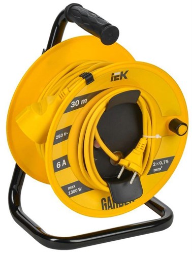 Удлинитель на катушке 1х30м Garden УК30 2P 2х0.75кв.мм IEK GD-KP40-06-01-30 1790135 - фото 16748350